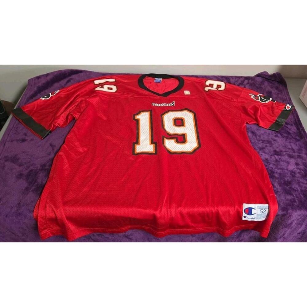 Vintage Tampa Bay Buccaneers Champion NFL Jersey #19 Keyshawn Johnson Size XXL